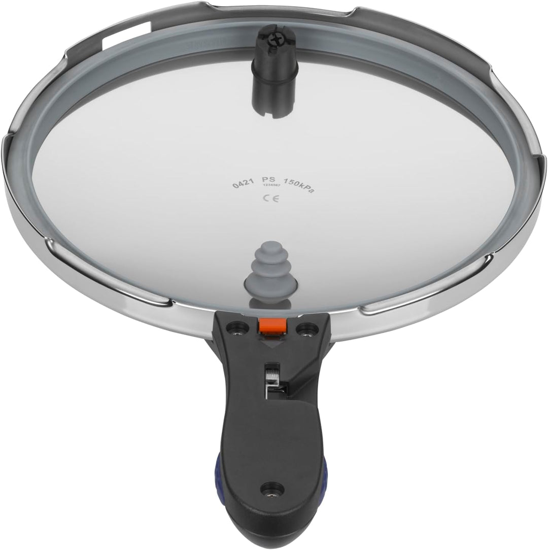 WMF Perfect Plus Ersatzdeckel für Schnellkochtopf, Dampfkochtopf 3l, 4,5l, 6,5l 8,5l, Cromargan Edel