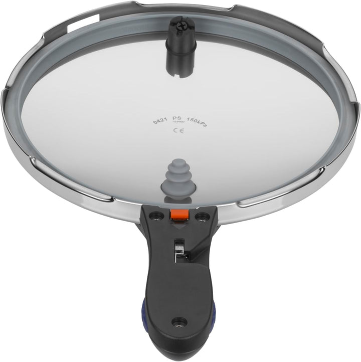 WMF Perfect Plus Ersatzdeckel für Schnellkochtopf, Dampfkochtopf 3l, 4,5l, 6,5l 8,5l, Cromargan Edel