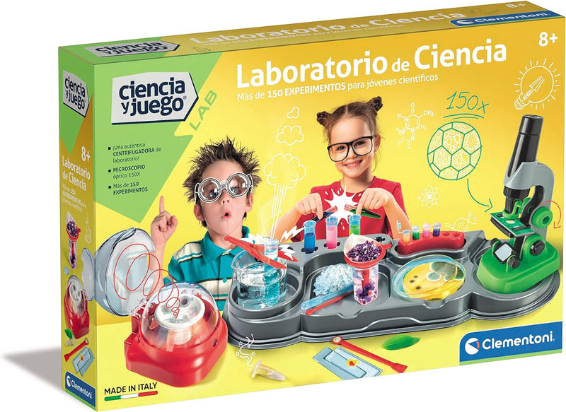 Clementoni 17-552429 Laboratorio de Ciencia Das grosse Wissenschaftslabor, Bunt, Sin Talla, Wissensc