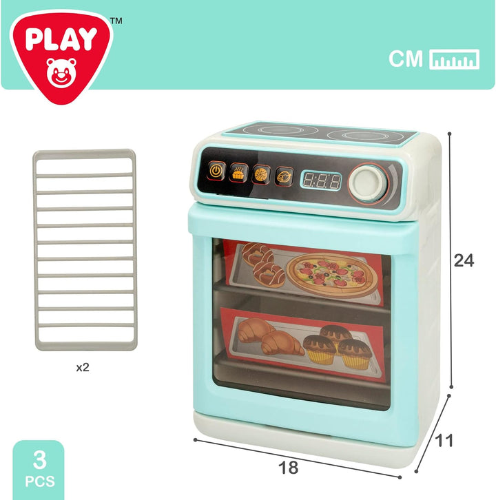 ColorBaby Play 46901 Spielzeugofen mit Lichtern und Geräuschen für Jungen und Mädchen, Mein erster O