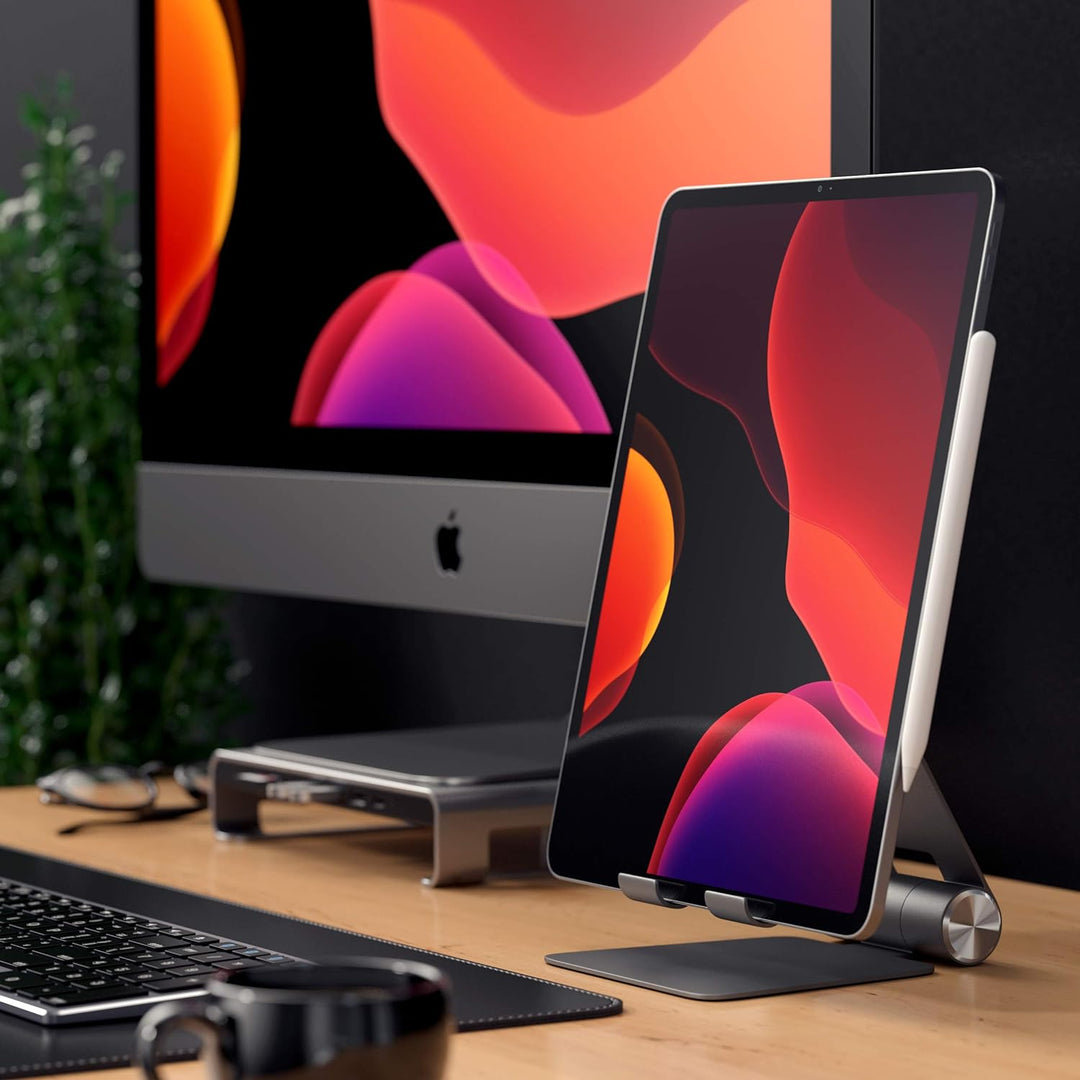 SATECHI R1 Aluminium Multi-Angle Faltbarer Tablet Ständer - Für M2/ M1 iPad Pro/iPad Air, iPad Mini,