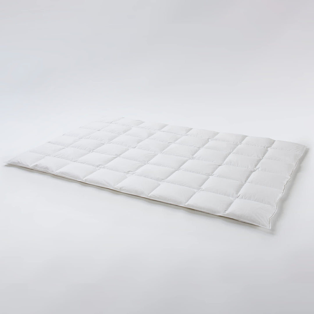 Daunenfee – Cassettendecke 135x200cm – mit Daunen & Federn – 6x8 Karos, 2cm Stege – Handarbeit Made