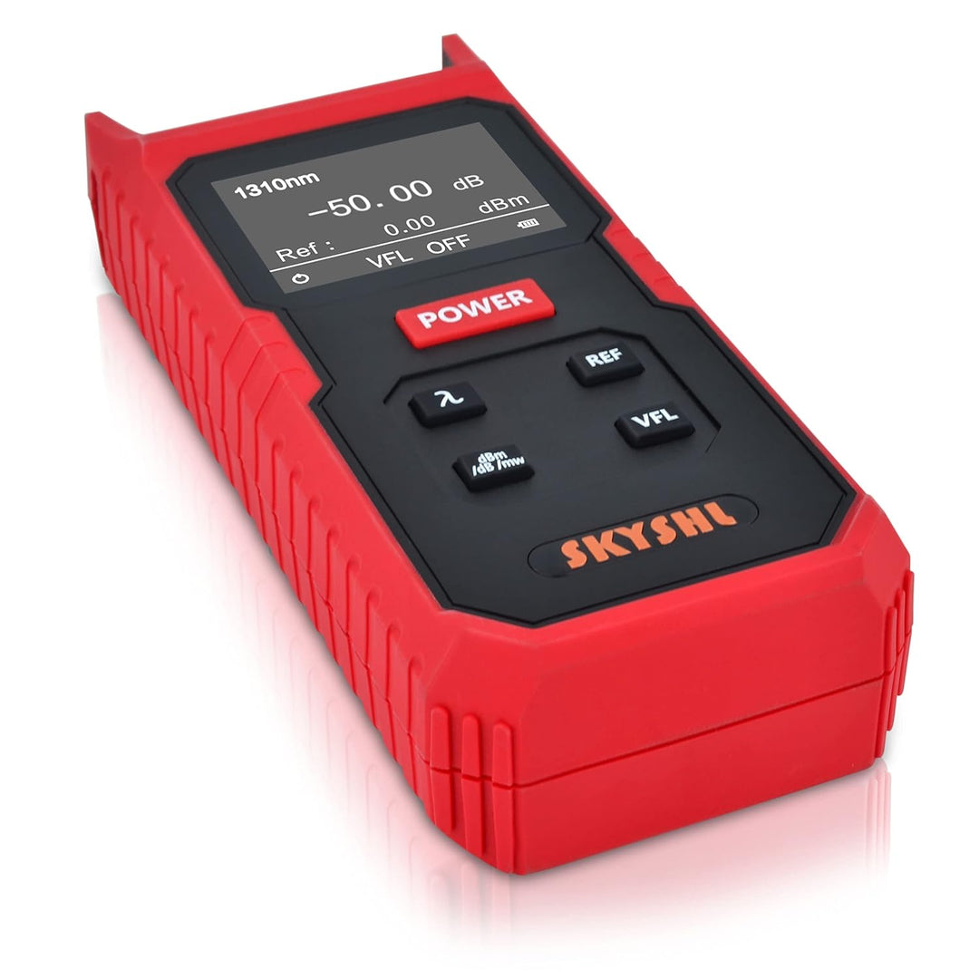 800nm~1700nm Optisches Leistungsmessgerät(Eingebaute VFL) -50~+26dBm FTTH Optical Fiber Power Meter