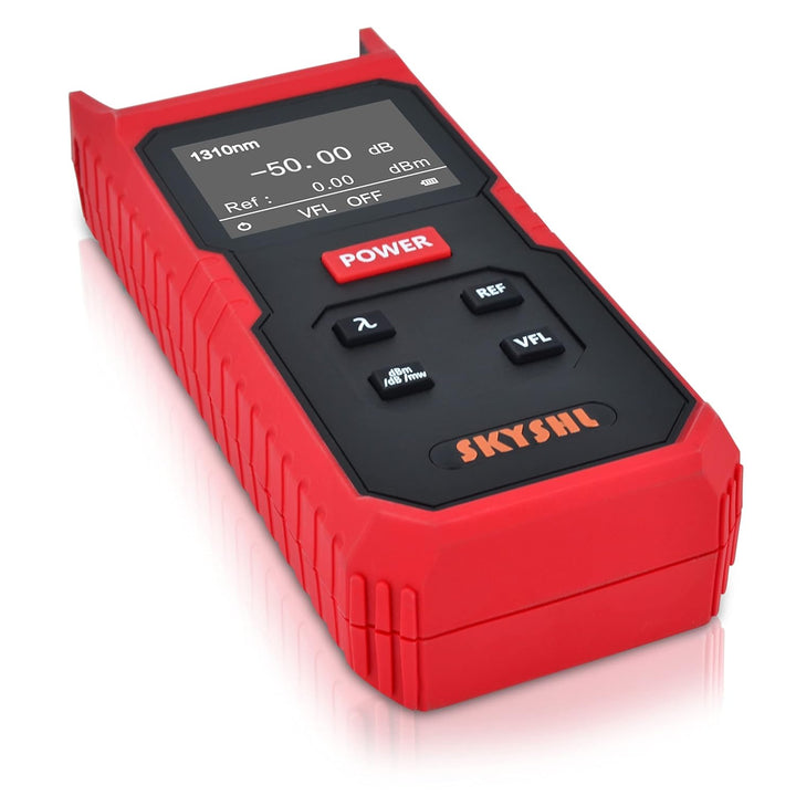 800nm~1700nm Optisches Leistungsmessgerät(Eingebaute VFL) -50~+26dBm FTTH Optical Fiber Power Meter