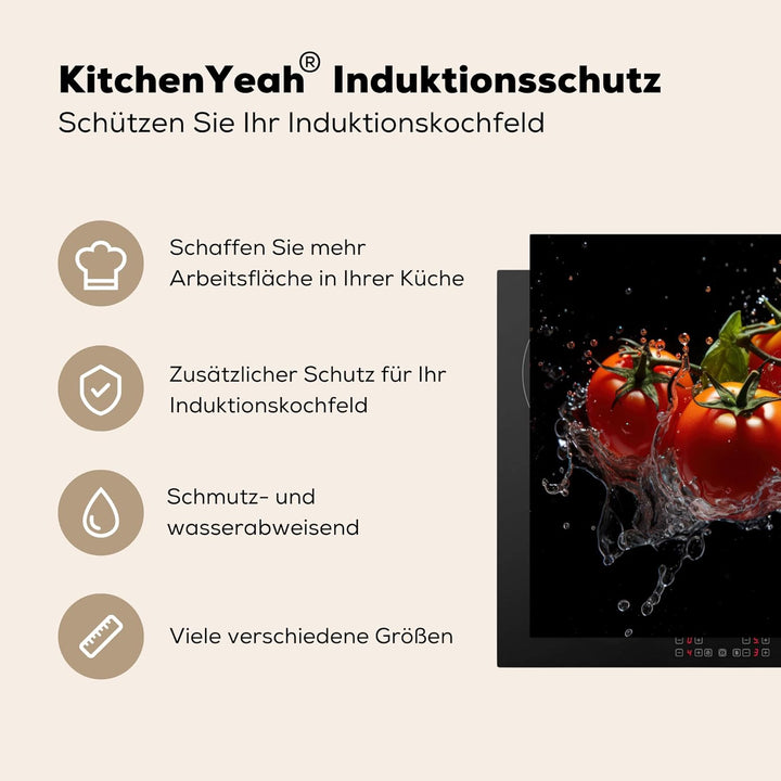 KitchenYeah© Herdabdeckplatte Einteilig Abdeckplatten Cerankochfeld Abdeckung Ceranfeld Herdplattena