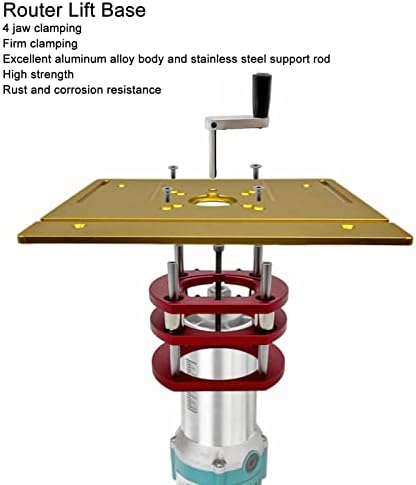 Router Lift, Präzise Router Lift System für 64-66mm Durchmesser Motor, Router Tabelle einfügen Platt