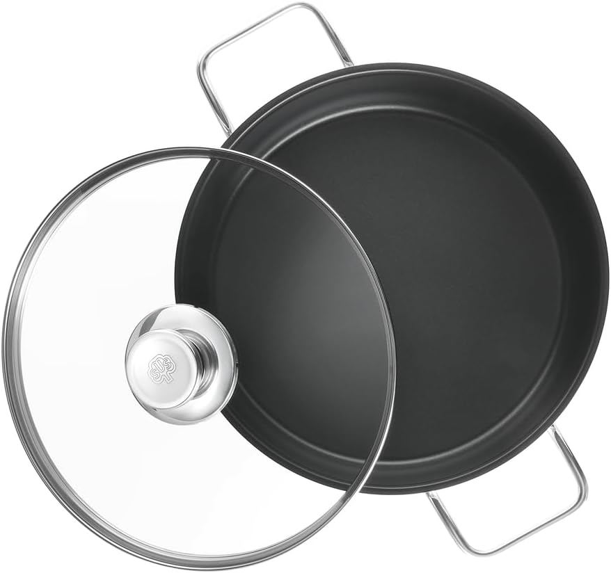 Schmorpfanne Green Life Edena, 28 cm, mit Glasdeckel