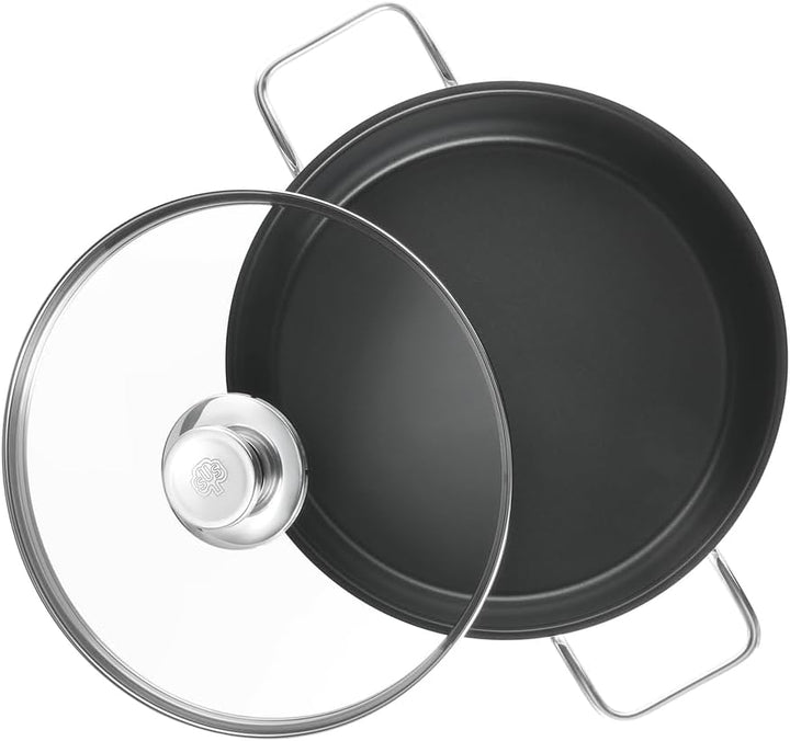 Schmorpfanne Green Life Edena, 28 cm, mit Glasdeckel