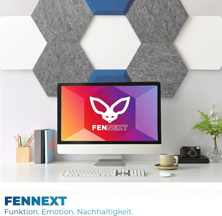 FENNEXT ® Schallabsorber Wand - Akustikbild - der perfekte Schallschutz aus BASOTECT ® und AKUSTIK-V
