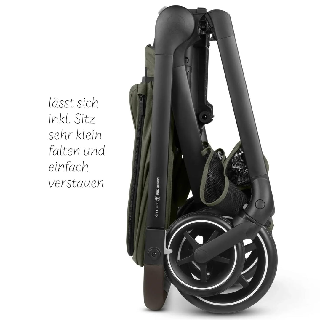 ABC Design City Life – Buggy & Sportwagen bis 22 kg, wendbare Sitzeinheit, Liegeposition, Teleskopsc