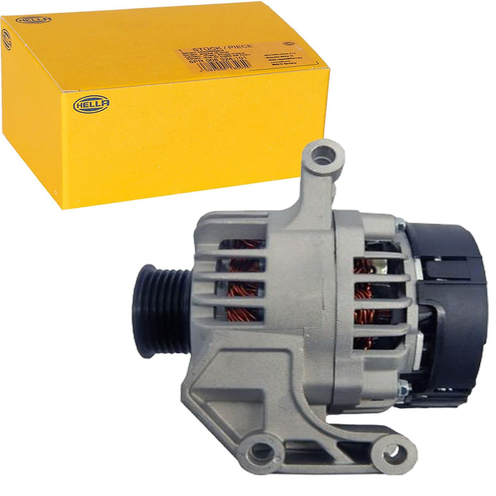 HELLA - Generator/Lichtmaschine - 14V - 105A - für u.a. Fiat Fiorino Box Body/Estate (225_) - 8EL 01