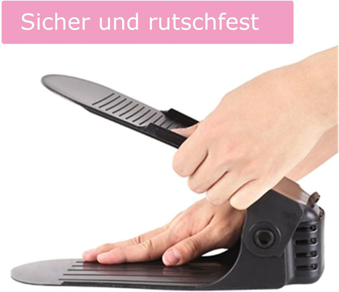 Schuhstapler Schuh Organisierer Platzsparend Verstellbarer Schuhorganizer 30 Stück,höhenverstellbar