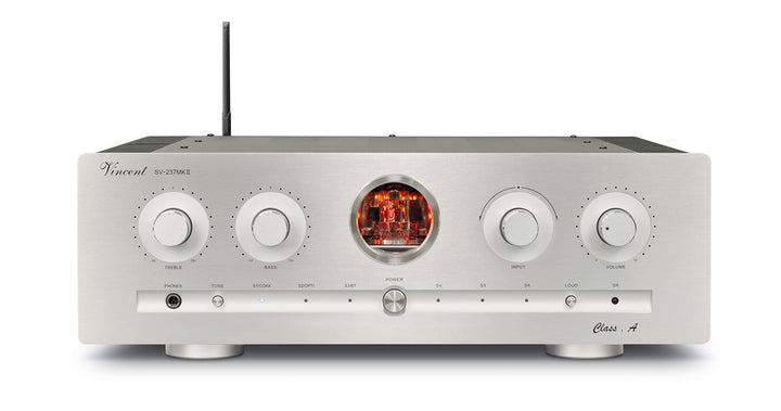 Vincent SV-237 MKII High-End Hifi Hybridverstärker, warmer dynamischer Röhren-Sound, mit Bluetooth-S