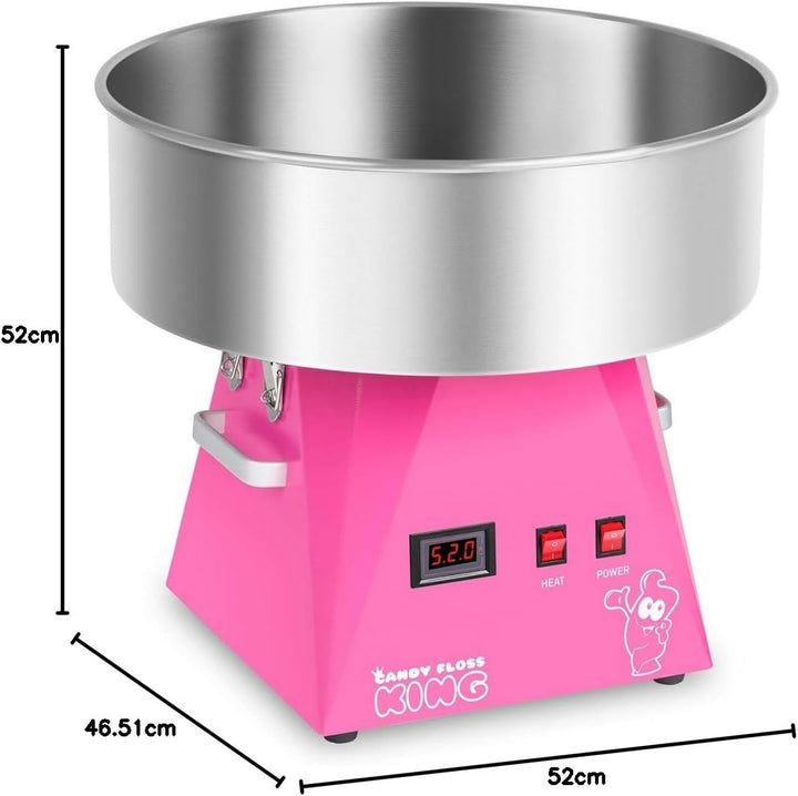 Royal Catering RCZK-1030-W-R Zuckerwattemaschine Profi Zuckerwatte Automat (1030 W, 1 Portion / 30 s