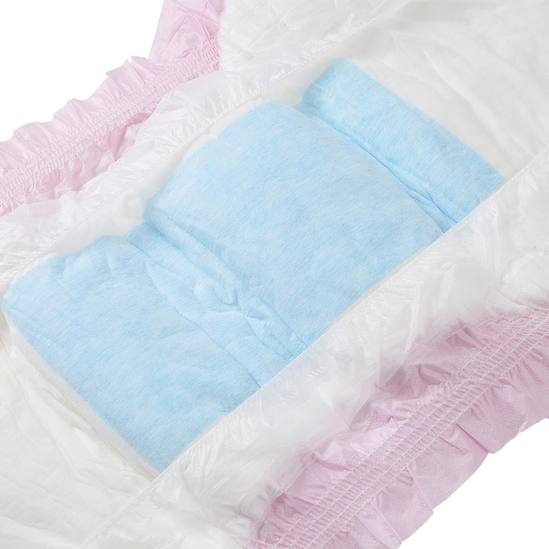 CutiePlusU Windeln für Erwachsene 10 Stück Einweg-Inkontinenz-Slips mit Schlaufen für Damen und Herr