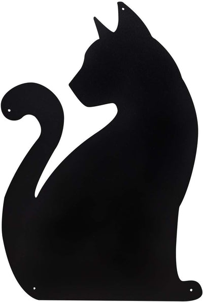 KalaMitica Katze 2 Design magnetische Kreidetafel aus Stahl, Anthrazit, 56x38x0,12cm, Katze 2