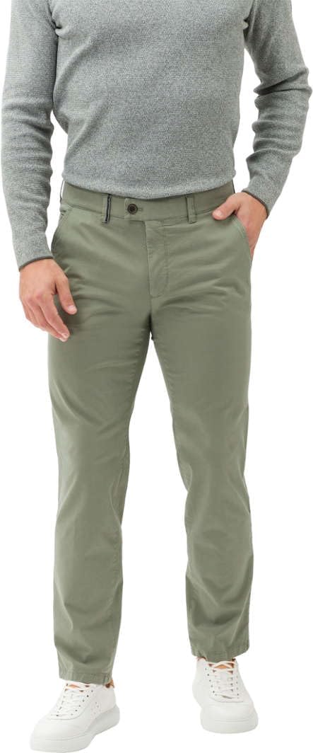 Eurex by Brax Herren Jim Cotton Daily Friend Hose, 42W / 32L Grün