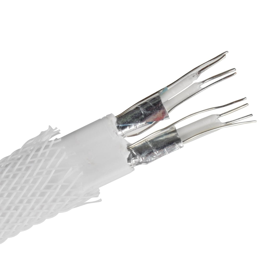 SilverStone Technology CP08W SATA-Kabel mit EMI-Schutz, 90 Grad, geschirmt, Weiss, 2 Stück