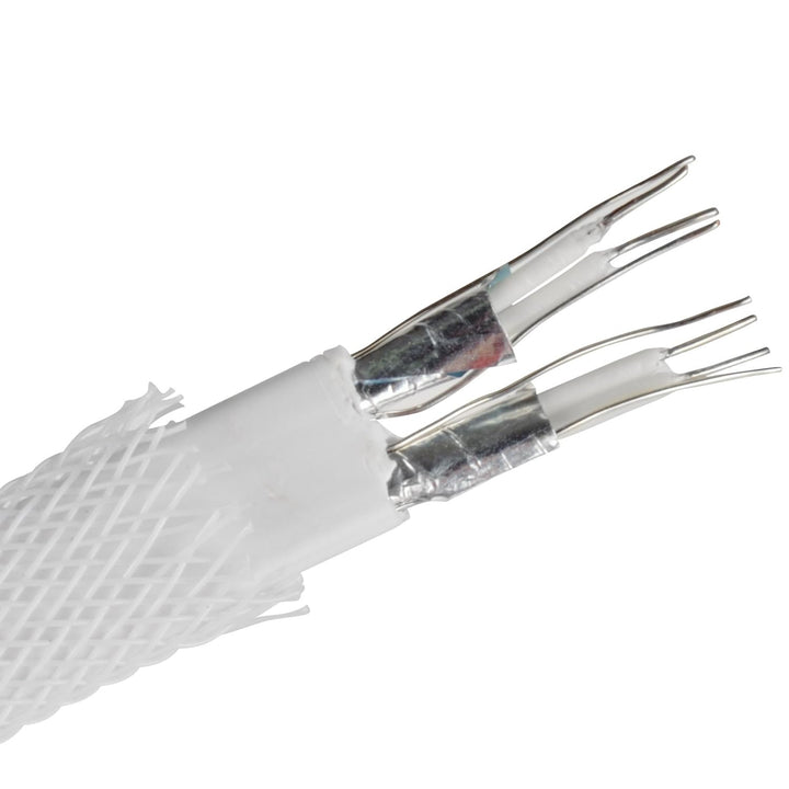 SilverStone Technology CP08W SATA-Kabel mit EMI-Schutz, 90 Grad, geschirmt, Weiss, 2 Stück