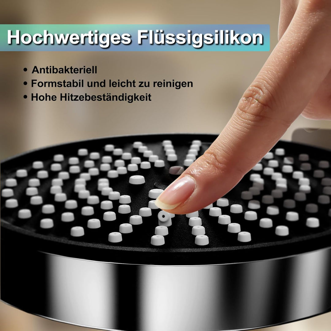 Hochdruck Duschkopf, Grosser Duschkopf mit 3 Modi, Duschbrause (115 Mm) mit Starkem Hochdruck Wasser