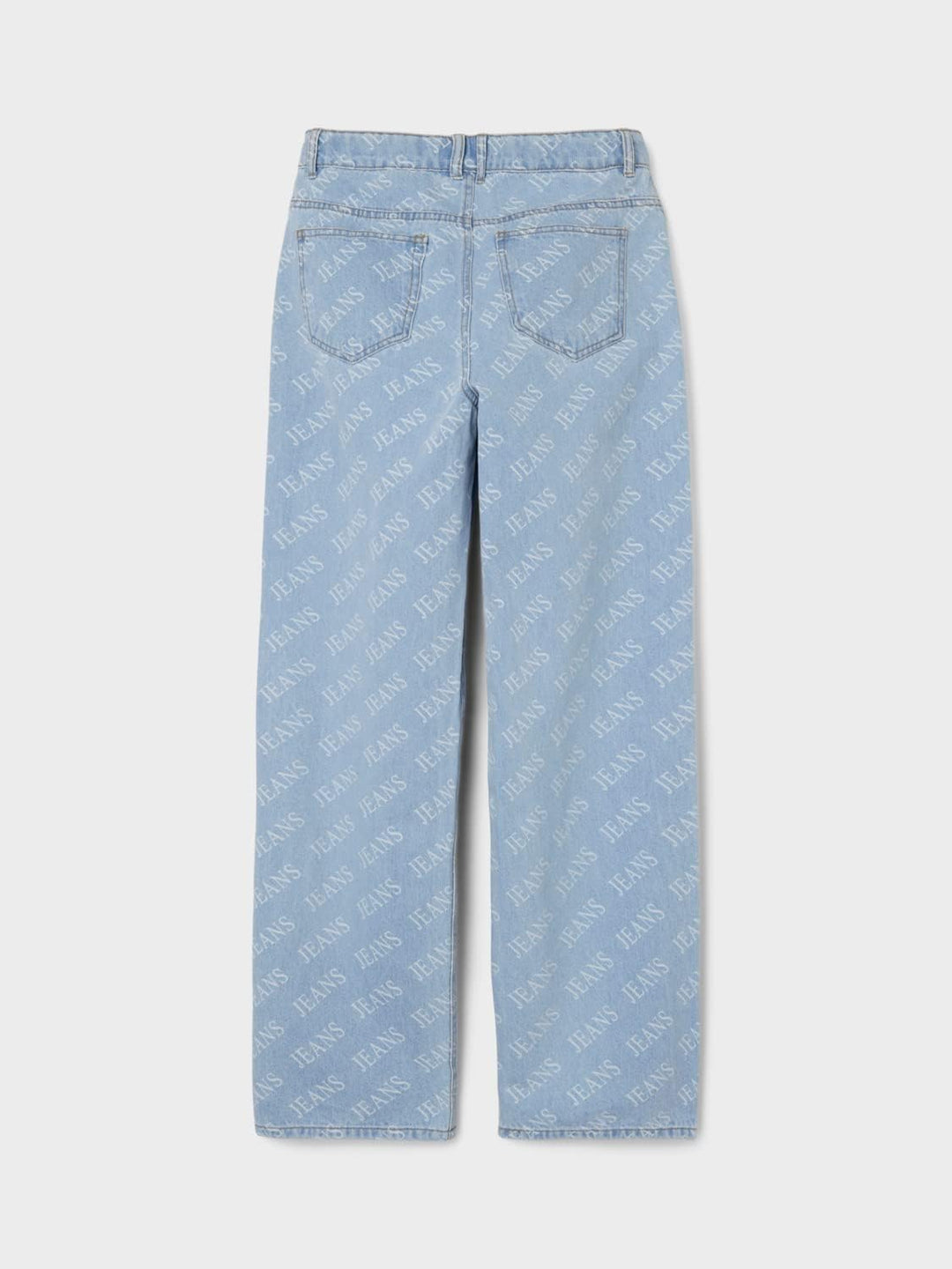 NAME IT Mädchen Nlftexizza DNM Hw Straight Pant Hose 140 Light Blue Denim, 140 Light Blue Denim