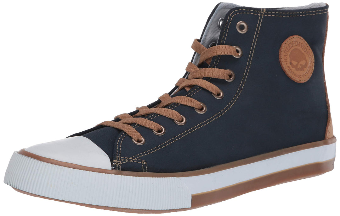 HARLEY-DAVIDSON Footwear Mens Filkens Sneaker, Blue 45 EU Blau, 45 EU Blau