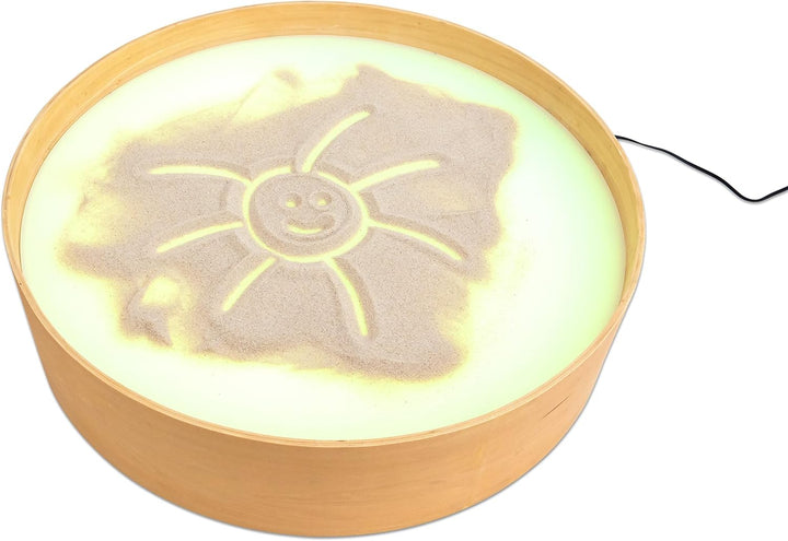 Betzold - Lichttisch, rund - Leuchttisch Lichtplatte Leuchtplatte Lichtkasten LED