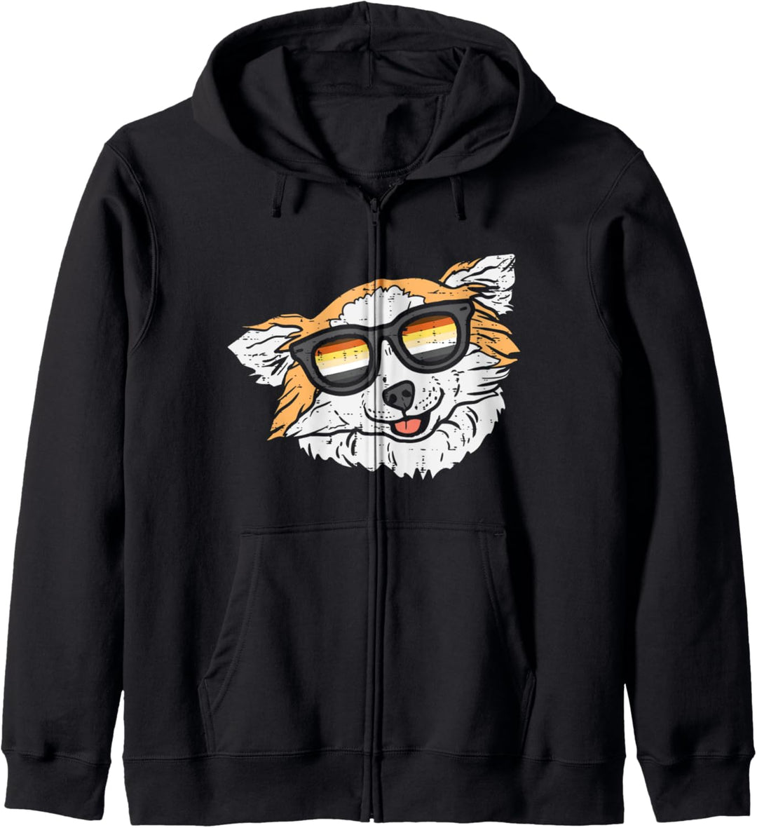 Chihuahua Chiwawa Dog LGBTQ Gay Bear Flag Gay Pride Men Kapuzenjacke