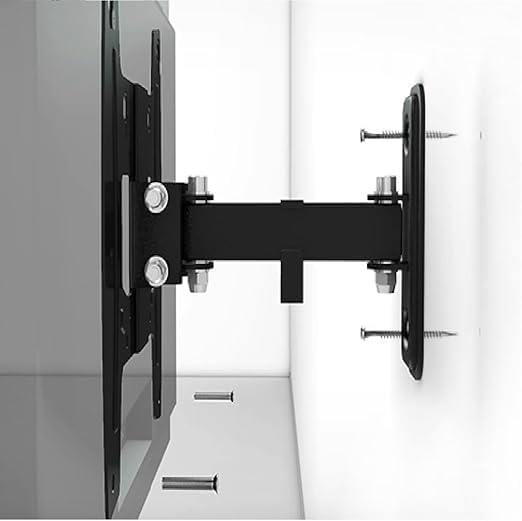 One For All TV-Wandhalterung - Neigbar Fernseher Halterung - Curved 4K OLED QLED LED Flachbildfernse