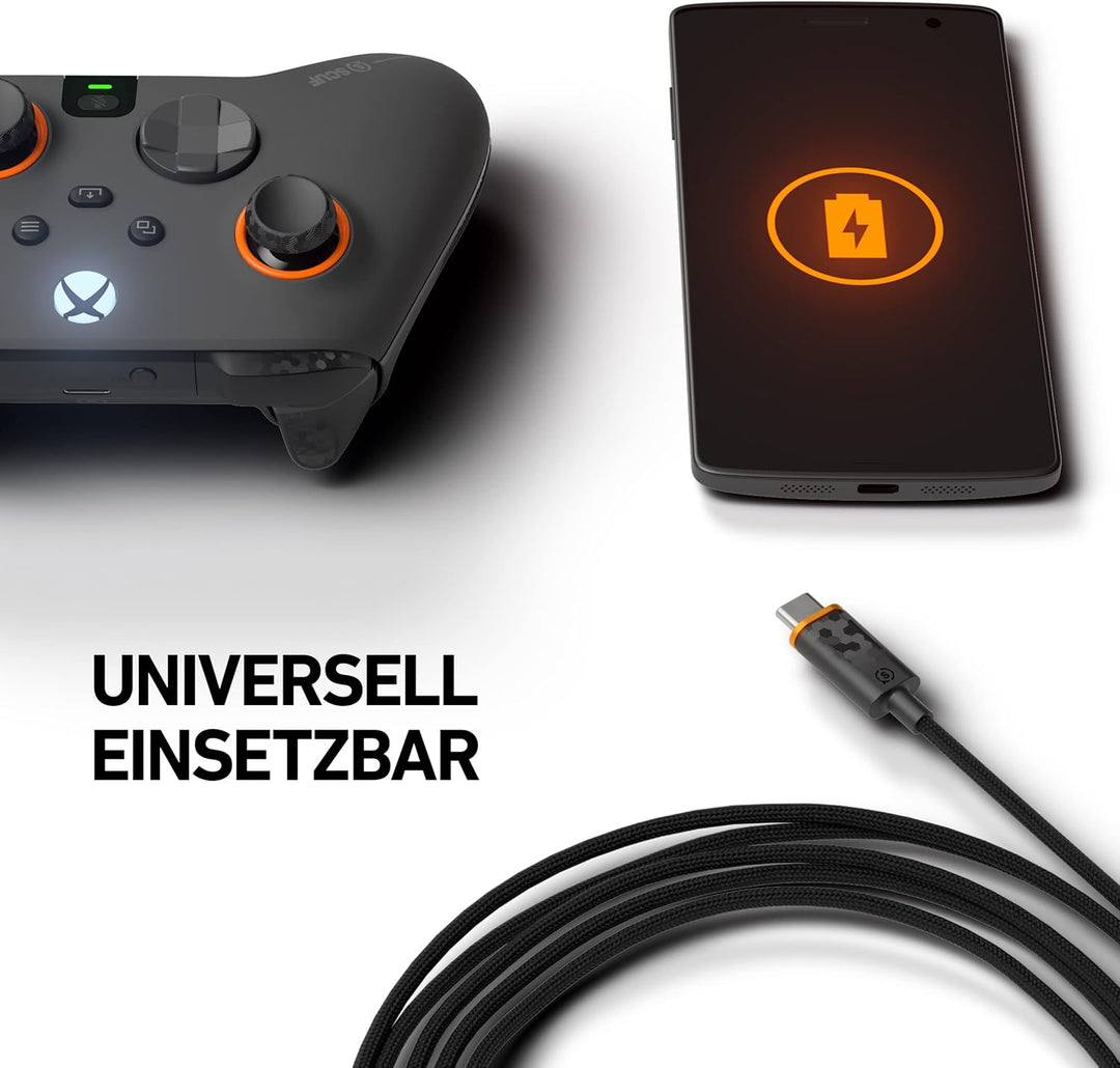 Scuf Geflochtenes USB-C-Kabel – 6 Fuss / 2 Meter USB Typ C für Anschluss und Aufladung für Xbox-Cont