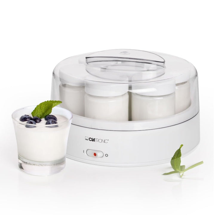 Clatronic Joghurtmaschine/Joghurtbereiter/Joghurt-Maker JM 3344 für (greek) Yoghurt, Frischkäse & Qu