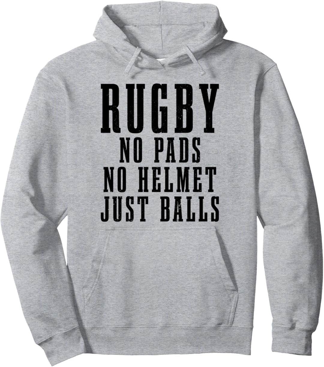 Rugby Spruch Rugbyspieler Sport Fan Pullover Hoodie