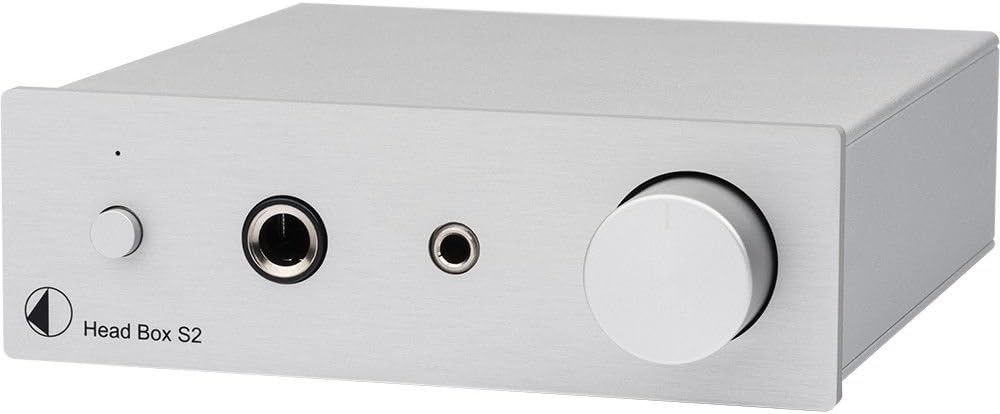 Pro-Ject Head Box S2 Mikro High End Kopfhörerverstärker (Head Box S2, Silber) Head Box S2 Silber, He