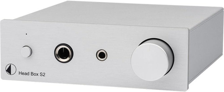 Pro-Ject Head Box S2 Mikro High End Kopfhörerverstärker (Head Box S2, Silber) Head Box S2 Silber, He