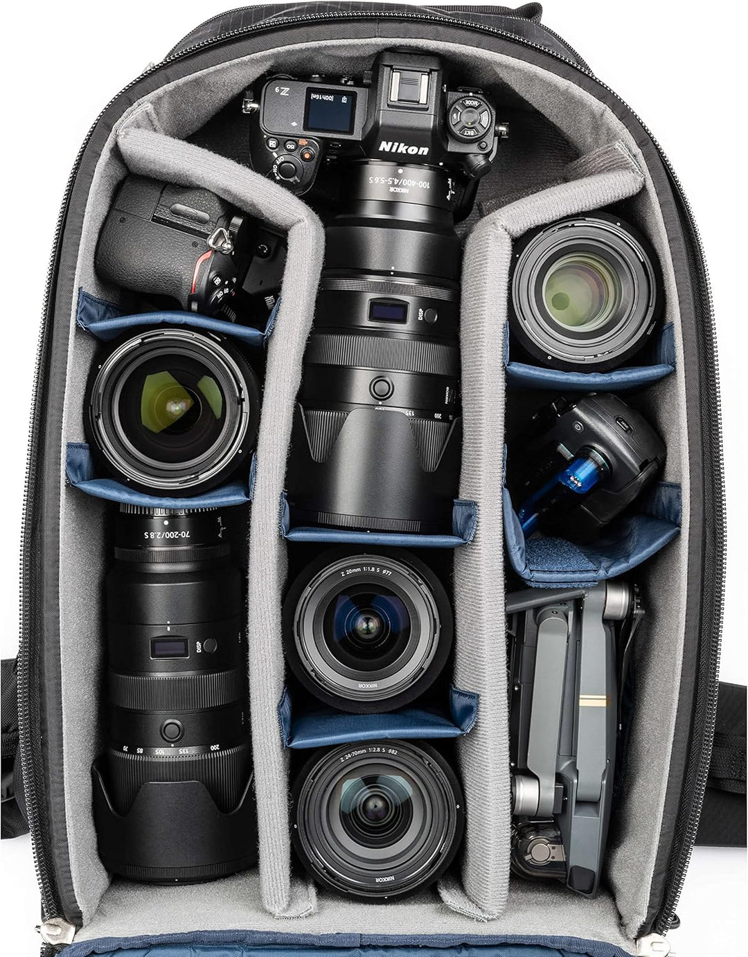 Think Tank - Firstlight 35L+ - Kamerarucksack für Abenteuerreisen - Schwarz/Grau - Fotorucksack für