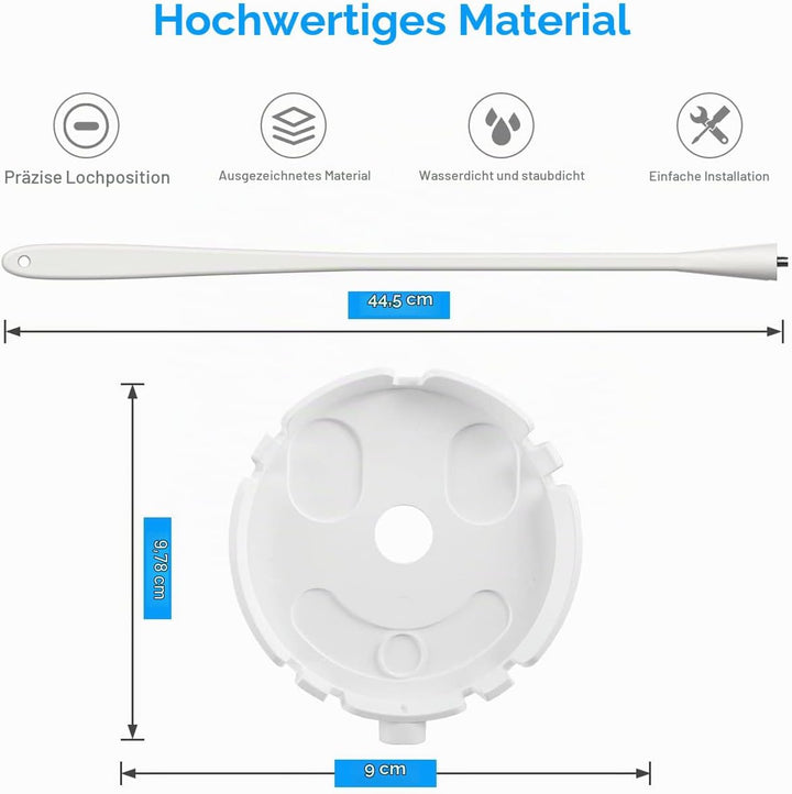 BECEMURU Vielseitige Flexible Drehhalterung mit 1/4 Schraubanschluss Dock Kompatibel mit Philips Ave