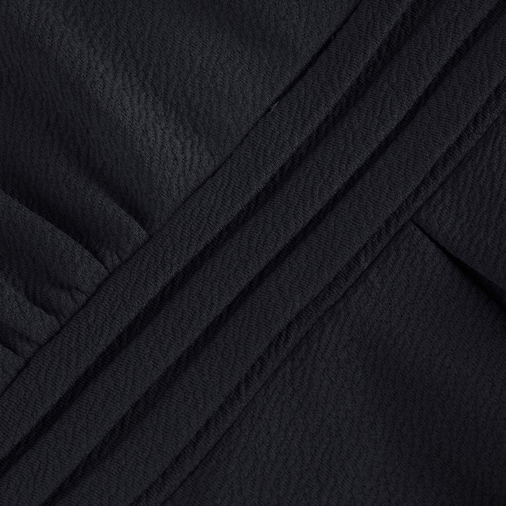 HOMEYEE Damen Vintage 50er Ärmellos Cocktail Retro mit Pocket Flared Kleid A196 S Schwarz, S Schwarz