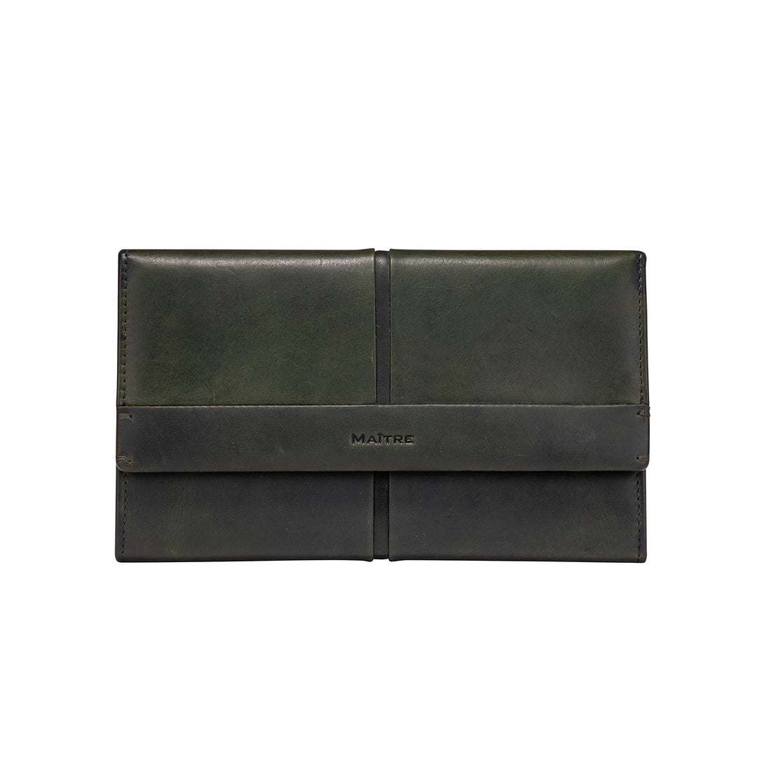Maitre - Birkenfeld Diedburg Purse LH15FZ Grün Farbe:grün / Material:textile,leather, Farbe:grün / M