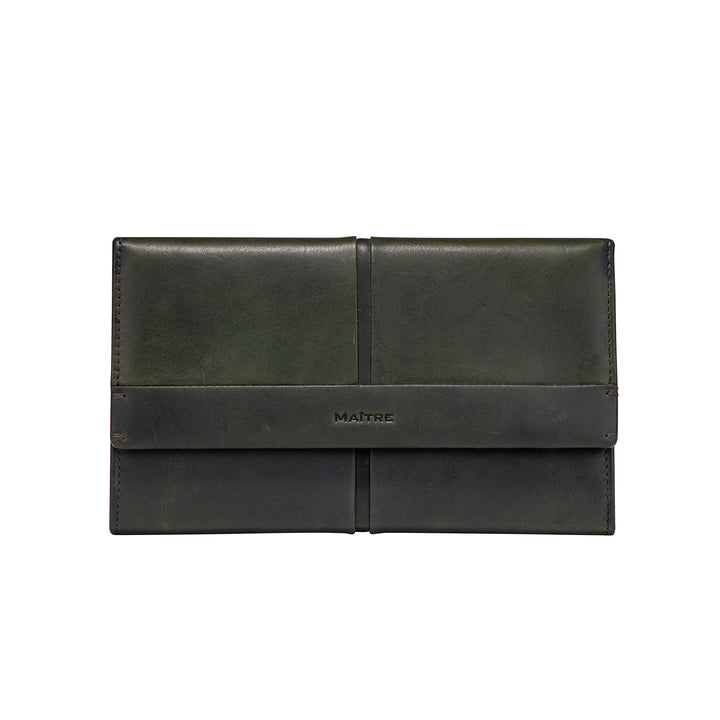 Maitre - Birkenfeld Diedburg Purse LH15FZ Grün Farbe:grün / Material:textile,leather, Farbe:grün / M