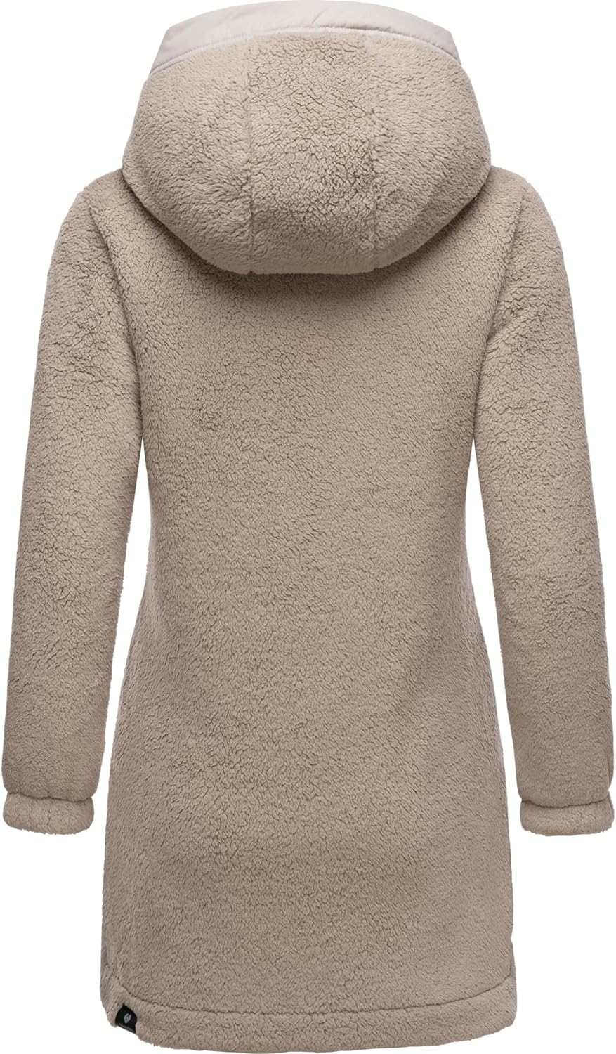 Ragwear Damen Fleecejacke Kurze Teddyfleece-Jacke warm mit Kapuze Cousy XS-6XL L Bone24, L Bone24