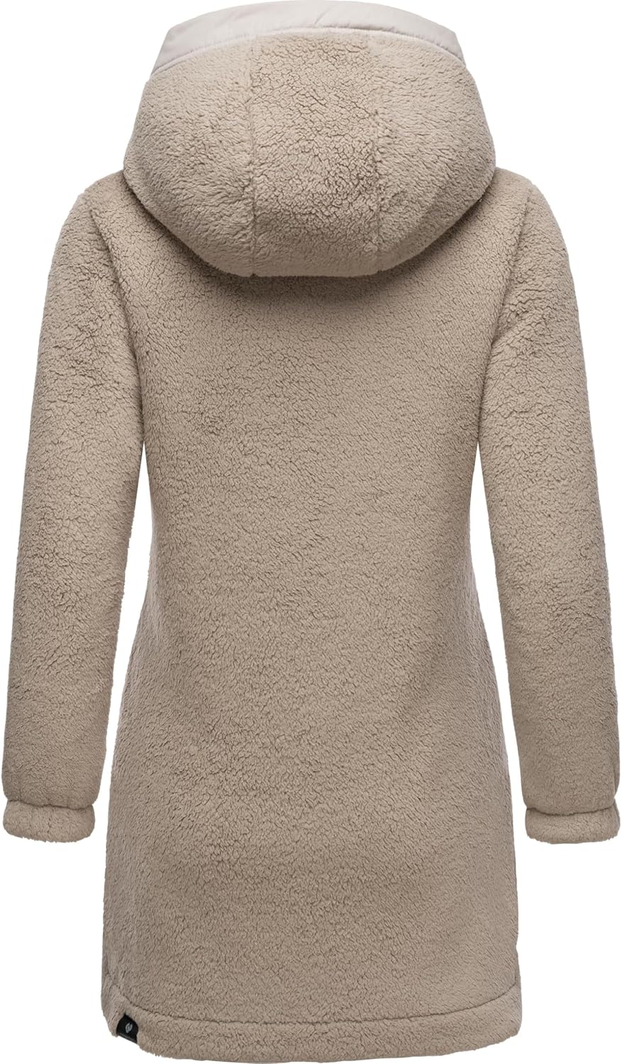 Ragwear Damen Fleecejacke Kurze Teddyfleece-Jacke warm mit Kapuze Cousy XS-6XL 3XL Bone24, 3XL Bone2