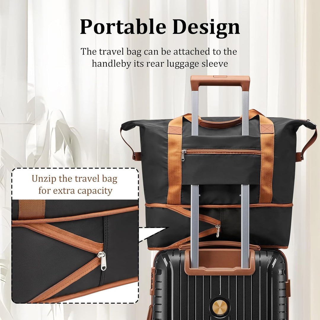 Joyway Kofferset 3 Teilig von PP Hartschalen Trolley Kofferset mit TSA Schloss und 4 Rollen Der Hand
