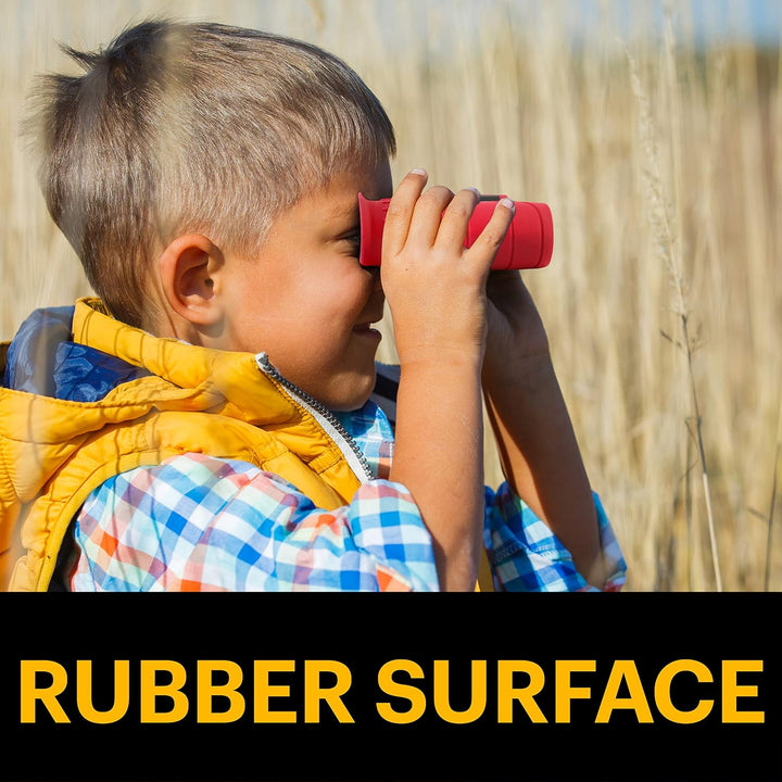 KODAK BCS100 Fernglas für Kinder, kompaktes Binokular für Kinder, weiches Radiergummi, 8-fache Vergr