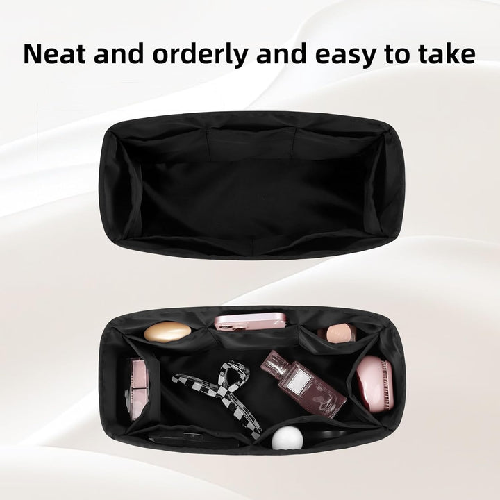 DGAZ Handtaschen Organizer Einsatz für OnTheGo PM/MM/GM Tasche, Seide Tasche in Tasche Organizer, Lu