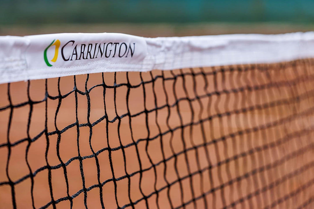 Carrington® 3mm-Tennisnetz - Club Turnier - Spezielles Matschnetz mit schmutzabweisendem Band!