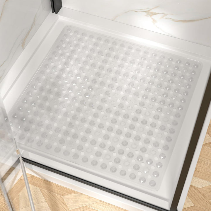 HITSLAM Duschmatte rutschfest, Antirutschmatte für die Dusche 60x60cm, Badewannenmatte mit Saugnäpfe