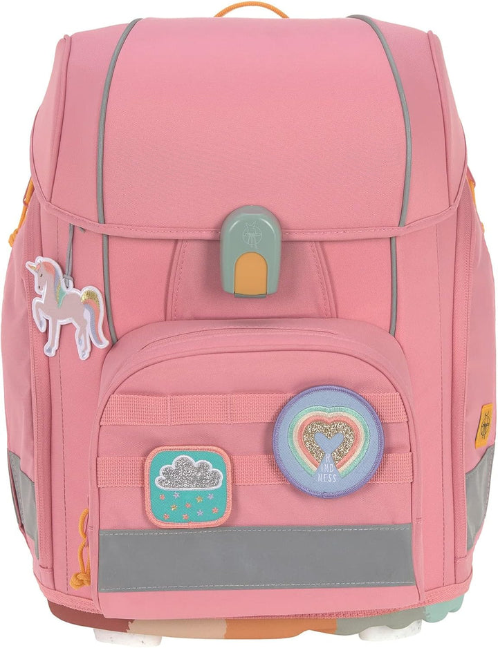 LÄSSIG School Set Boxy Unique - Schulranzen Set 7tlg. Pink
