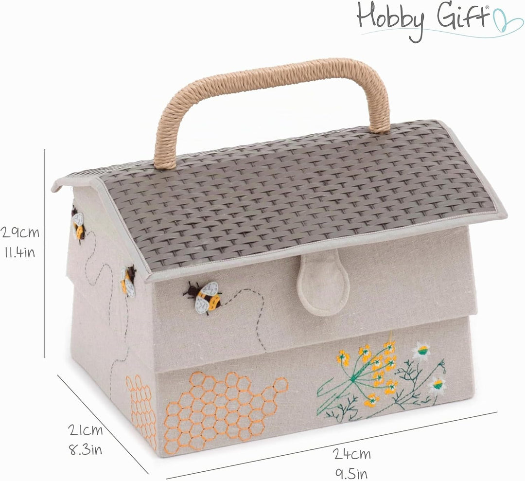 Hobby Gift Neuheit Nähhandwerk Hobby Aufbewahrungsbox, Bienenstock, 21 x 29 x 23cm, Bienenstock