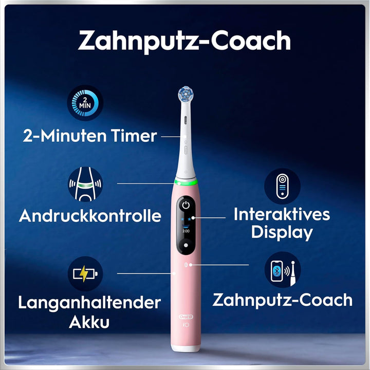 Oral-B iO Series 6 Sensitive Edition Elektrische Zahnbürste/Electric Toothbrush, 2 Aufsteckbürsten,