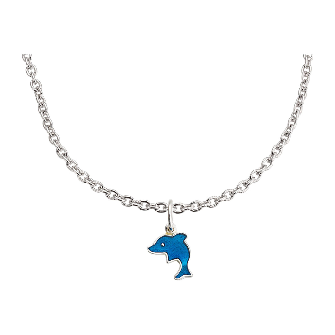 small Foot Company (Handy) 4254 Modeschmuck Kette inkl. Delfinanhänger, blau